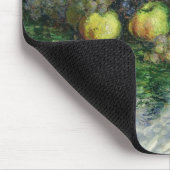 Stillleben Claude Monets | mit Birnen und Trauben Mousepad (Ecke)