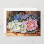 Stillleben der Blume Oliver Clare 1853 - 1927 Postkarte (Vorne/Hinten)