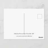 Stillleben der Blume Oliver Clare 1853 - 1927 Postkarte (Rückseite)