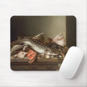 Stillleben der Fische auf einer Tabelle Mousepad (Mit Mouse)