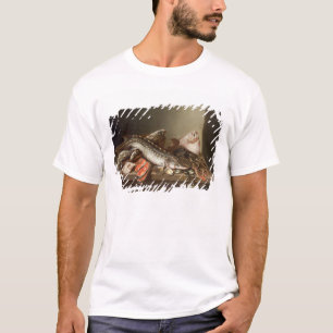 Stillleben der Fische auf einer Tabelle T-Shirt