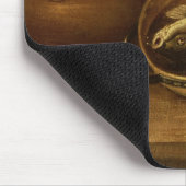 Stillleben der Fische und der Zitronen Mousepad (Ecke)