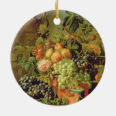 Stillleben der Frucht Keramik Ornament (Hinten)