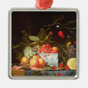 Stillleben der Frucht Ornament Aus Metall
