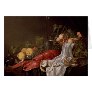 Stillleben der Frucht und des Hummers