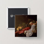 Stillleben der Frucht und des Hummers Button (Vorne & Hinten)