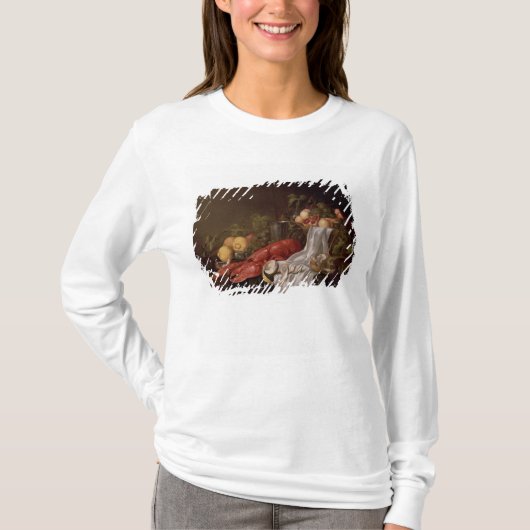 Stillleben der Frucht und des Hummers T-Shirt (Vorderseite)