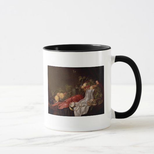 Stillleben der Frucht und des Hummers Tasse (Rechts)