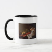 Stillleben der Frucht und des Hummers Tasse (Links)