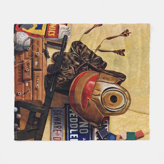 Stillleben der Jungen-Spielwaren Fleecedecke (Vorderseite (Horizontal))
