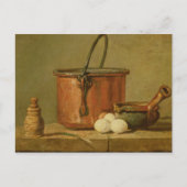Stillleben der Küchenherde, Cauldron Postkarte (Vorderseite)