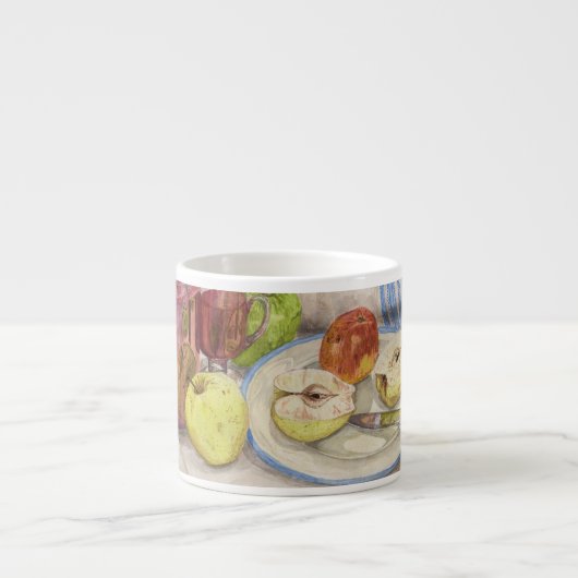 Stillleben der Obst- und Weinmalerei Espressotasse (Vorderseite)