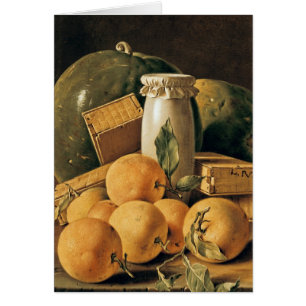 Stillleben der Orangen, Wassermelone