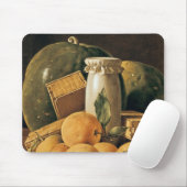 Stillleben der Orangen, Wassermelone Mousepad (Mit Mouse)