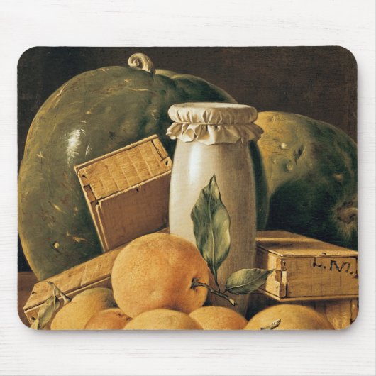 Stillleben der Orangen, Wassermelone Mousepad (Vorne)