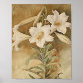 Stillleben der Osterlilien | John La Farge Poster (Vorne)