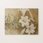 Stillleben der Osterlilien | John La Farge Puzzle (Horizontal)