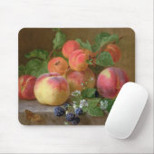 Stillleben der Pfirsiche Mousepad (Mit Mouse)