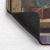 Stillleben der Rohre und des Trinkglases Mousepad (Ecke)