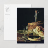 Stillleben. Der Snack Postkarte (Vorne/Hinten)
