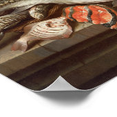 Stillleben des Fisches Poster (Ecke)