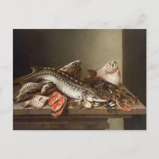 Stillleben des Fisches Postkarte (Vorderseite)