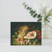 Stillleben des Obstes an der Kante Postkarte (Stehend Vorderseite)