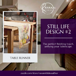 Stillleben Design Table Runner Kurzer Tischläufer