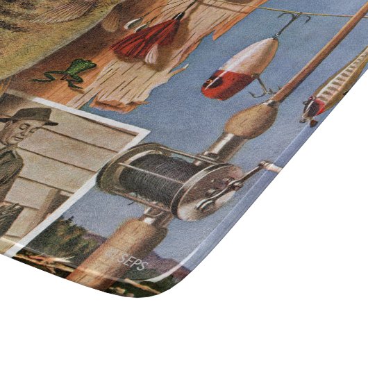 Stillleben durch John Atherton Schneidebrett (Ecke)