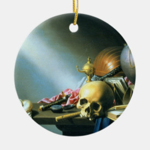 Stillleben: Eine Allegorie der Eitelkeiten Keramik Ornament