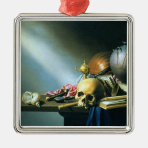 Stillleben: Eine Allegorie der Eitelkeiten Ornament Aus Metall