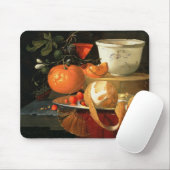 Stillleben einer Orange Mousepad (Mit Mouse)