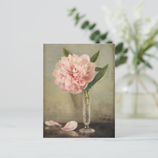Stillleben eines Ölgemäldes Postkarte (Stehend Vorderseite)