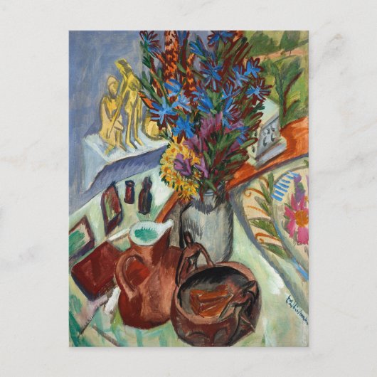 Stillleben | Ernst Ludwig Kirchner Postkarte (Vorderseite)