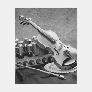 Stillleben-Fine-Art-Fotografie auf Musiker Techno Fleecedecke