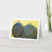 Stillleben Fotografie von Paella-Geschirr Karte (Vorderseite)