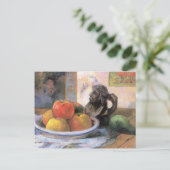 Stillleben Frucht - Paul Gauguin Postkarte (Stehend Vorderseite)