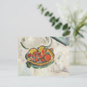 Stillleben Früchte | George Leslie Hunter Postkarte (Stehend Vorderseite)