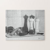 Stillleben Gemälde auf der Tafel Puzzle (Horizontal)