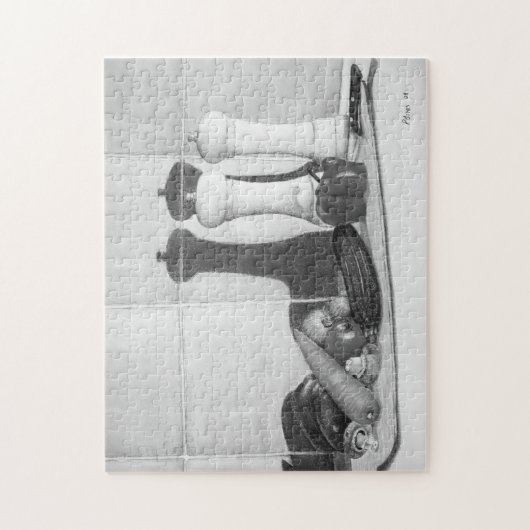 Stillleben Gemälde auf der Tafel Puzzle (Vertikal)