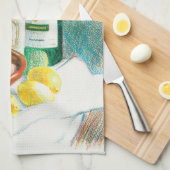 Stillleben Geschirrtuch (Viertel Falte)