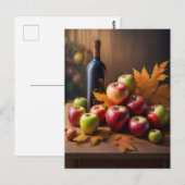 Stillleben, Herbstrückgang, Postkarte (Vorne/Hinten)