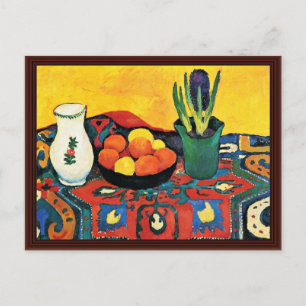 Stillleben: Hyakinth Rug by Macke August Postkarte