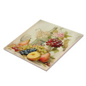 Stillleben im Stil der alten Welt - Keramik Fliese (Seite)