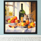 Stillleben Impressionismus französischer Malerei Leinwanddruck (Insitu (Holzboden))