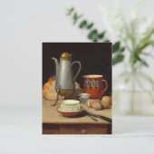 Stillleben, Kaffee und Kartoffeln | Albert Anker Postkarte (Stehend Vorderseite)