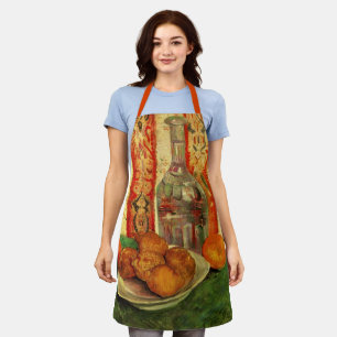 Stillleben-Karaffe und Zitronen von Vincent van Go Schürze