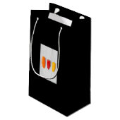 Stillleben Kleine Geschenktüte (Rückseite Schrägansicht)