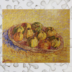 Stillleben, Korb mit Äpfeln von Vincent van Gogh Puzzle