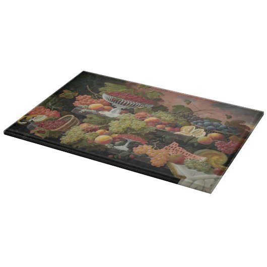 Stillleben Kunst-Cautboards Schneidebrett (Ecke)